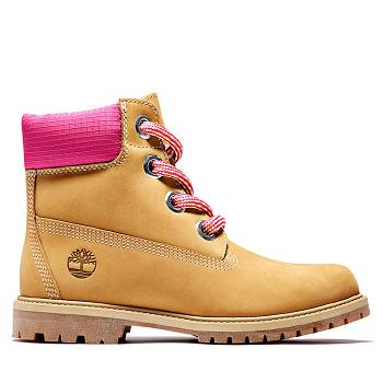 Timberland Női Heritage 6-Inch Vízálló Bakancs Teve